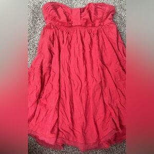 Free People Vibrant Coral Dress